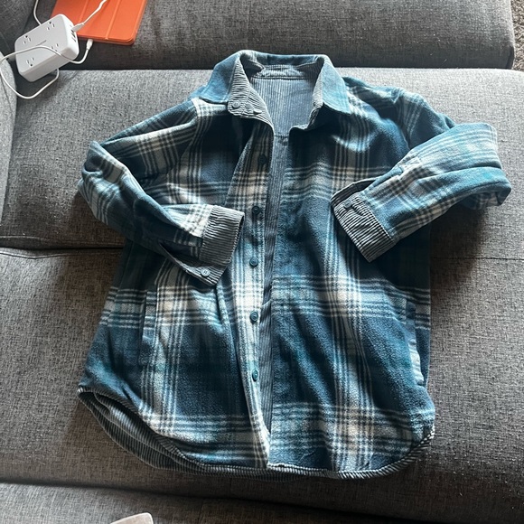 Reversible Blue Shacket - Picture 3 of 3